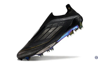 Adidas F50 + Laceless FG Dark Spark - Noir/Argenté/Doré