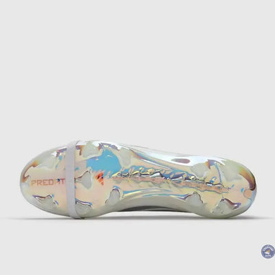 Adidas Predator 26 Elite Fold-over Tongue FG Jude Bellingham - Blanc/Bleu/Rouge