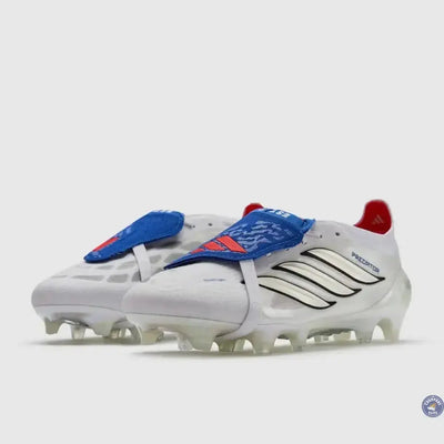 Adidas Predator 26 Elite Fold-over Tongue FG Jude Bellingham - Blanc/Bleu/Rouge