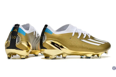ADIDAS X SPEEDPORTAL MESSI .1 FG LEYENDA - DORÉ/BLANC/BLEU