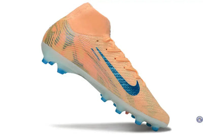 Air Zoom Mercurial Superfly 10 AG Kylian Mbappe - Orange/Bleu turquoise