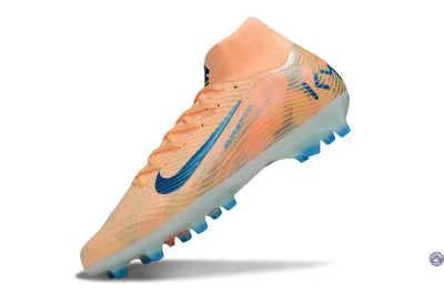 Air Zoom Mercurial Superfly 10 AG Kylian Mbappe - Orange/Bleu turquoise
