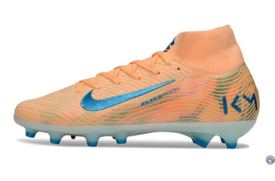 Air Zoom Mercurial Superfly 10 AG Kylian Mbappe - Orange/Bleu turquoise