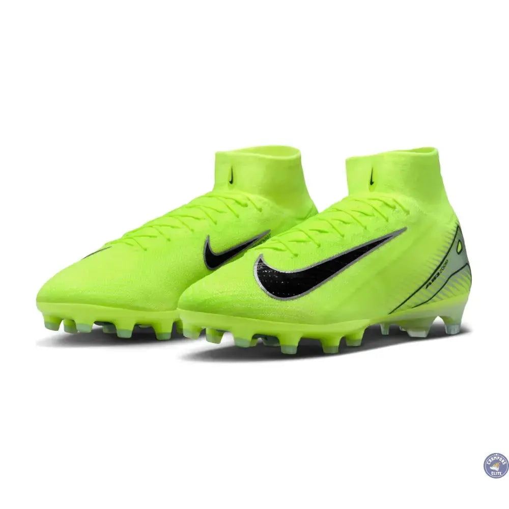 Air Zoom Mercurial Superfly 10 AG - Vert/Jaune/Argenté/Noir