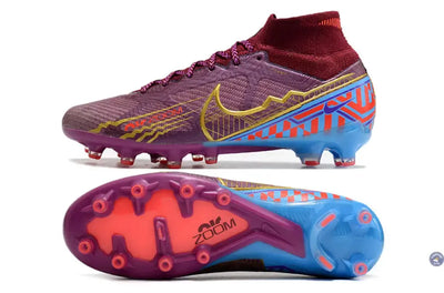 Air Zoom Mercurial Superfly 9 Academy AG Mbappé Personal Edition - Bordeaux/Doré