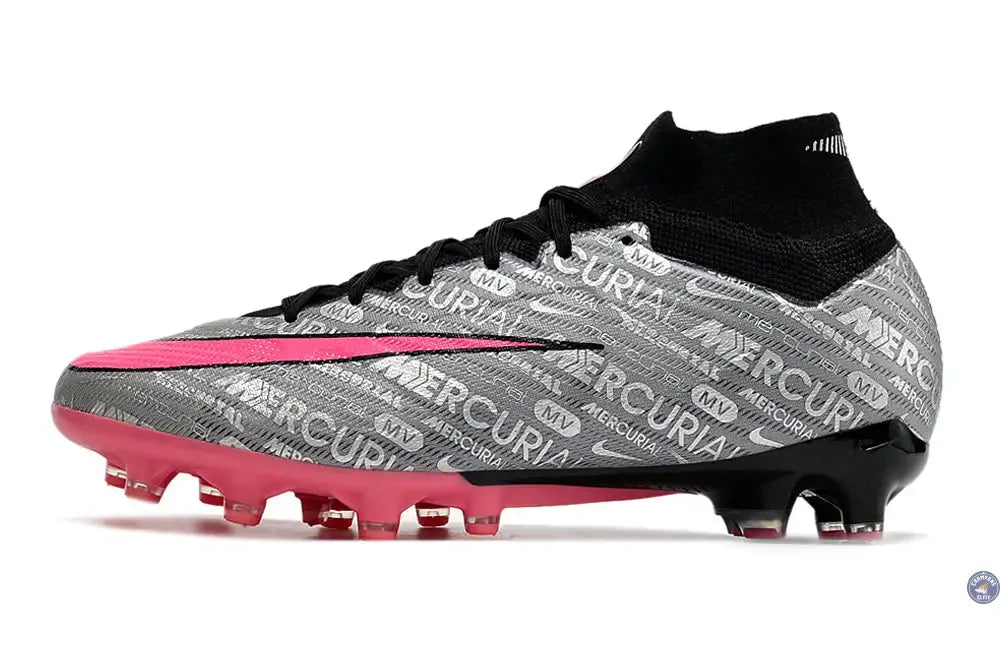 Air Zoom Mercurial Superfly 9 AG 25 - Argenté/Rose/Noir