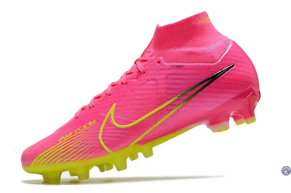 Air Zoom Mercurial Superfly 9 AG Luminous - Rose/Jaune Fluo/Gris