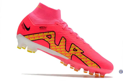 Air Zoom Mercurial Superfly 9 AG - Rose/Jaune/Blanc/Noir