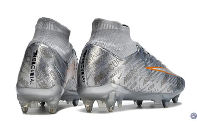 Air Zoom Mercurial Superfly 9 Anticlog SG - Argenté/Gris/Doré/Blanc