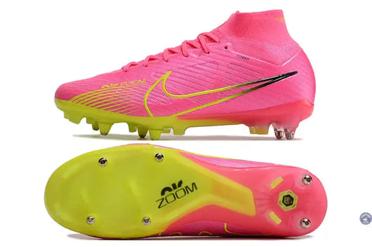 Air Zoom Mercurial Superfly 9 Anticlog SG Luminous - Rose/Jaune Fluo/Gris