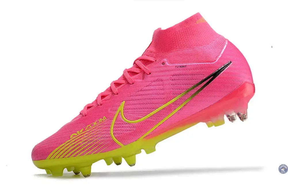 Air Zoom Mercurial Superfly 9 Anticlog SG Luminous - Rose/Jaune Fluo/Gris