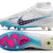Air Zoom Mercurial Superfly 9 Anticlog SG-PRO Blast - Blanc/Bleu/Rose/Violet