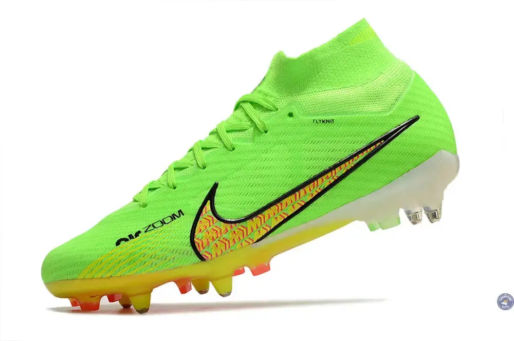 Air Zoom Mercurial Superfly 9 Anticlog SG - Vert/Jaune/Noir/Rose