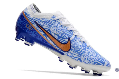 Air Zoom Mercurial Vapor 15 AG-PRO CR7 Personal Edition - Blanc/Cuivré/Bleu