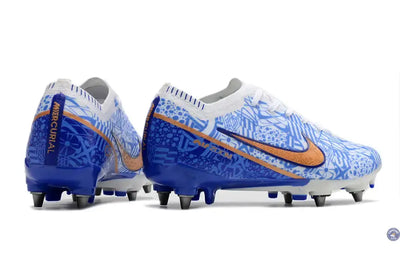 Air Zoom Mercurial Vapor 15 Anticlog SG-PRO CR7 Personal Edition - Blanc/Cuivré/Bleu