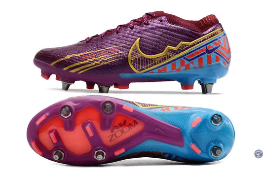 Air Zoom Mercurial Vapor 15 SG Mbappé Personal Edition - Bordeaux/Doré