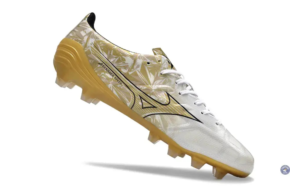 Alpha Elite FG/AG Prism Gold - Blanc/Doré/Noir