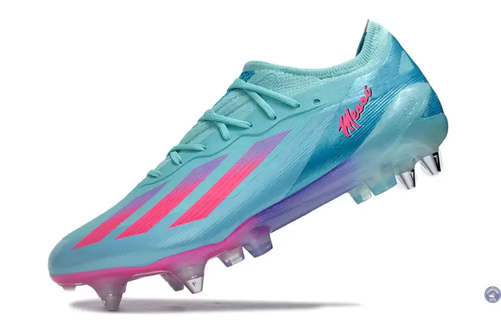 Crazyfast Messi .1 SG Bienvenido a Miami - Flash Aqua/Lucid Pink/Lucid Cyan ÉDITION LIMITÉE