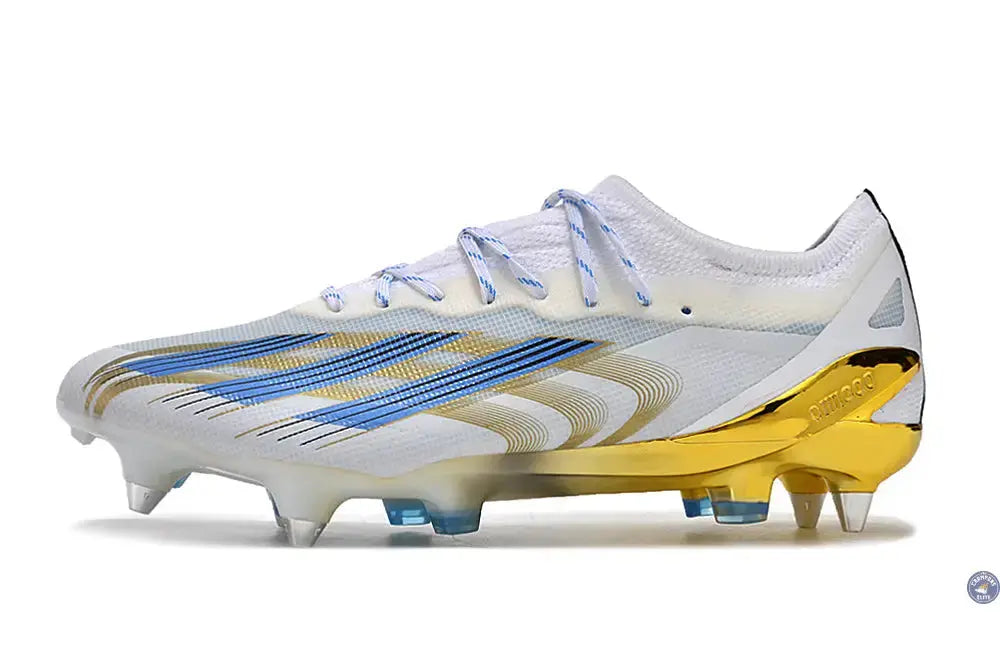Crazyfast Messi .1 SG Las Estrellas - Blanc/Bleu/Doré ÉDITION LIMITÉE