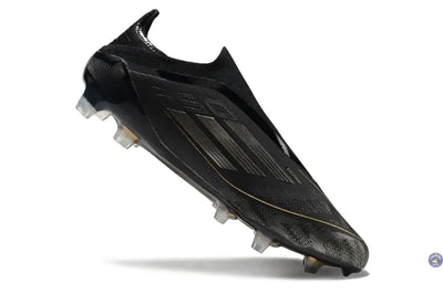F50 Elite Laceless FG Dark Spark - Noir/Argenté/Doré