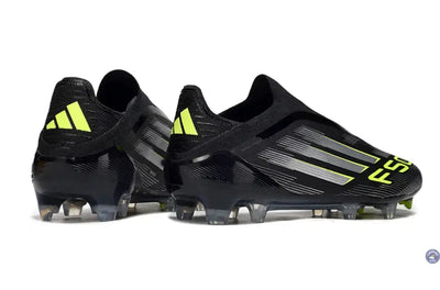 F50 Elite Laceless FG - Electric Stealth - Noir/Vert/Gris