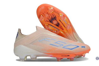 F50+ Elite Laceless FG - Orange/Bleu/Rose
