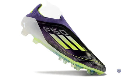 F50 Elite Laceless FG Reborn - Violet/Blanc/Lucid Lemon ÉDITION LIMITÉE