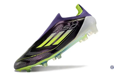 F50 Elite Laceless FG Reborn - Violet/Blanc/Lucid Lemon ÉDITION LIMITÉE