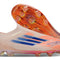 F50 Elite Laceless FG Spark Fusion - Beige/Orange/Bleu