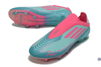 F50 Elite Laceless La Vida Tropical FG - Bleu/Bleu Turquoise/Rose