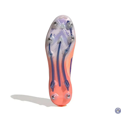 F50 Elite Laceless SG Coral Blaze - Orange/Bleu SG
