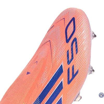 F50 Elite Laceless SG Coral Blaze - Orange/Bleu SG