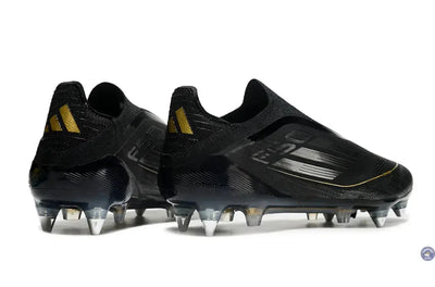 F50 Elite Laceless SG Dark Spark - Noir/Argenté/Doré