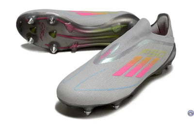 F50 Elite Laceless SG - Gris/Multicolor