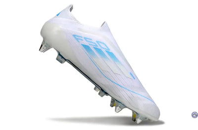 F50 Elite Laceless SG Polar Victory - Blanc/Argenté/Bleu