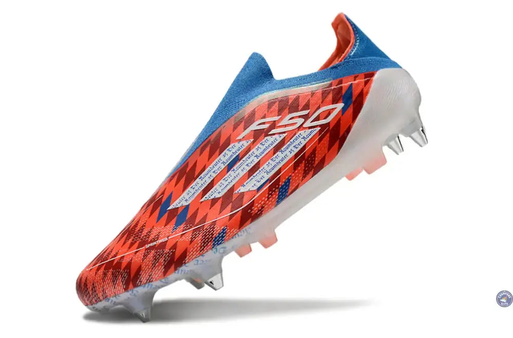F50 Elite Laceless SG Thomas Müller Raumdeuter - Rouge/Blanc/Bleu ÉDITION LIMITÉE