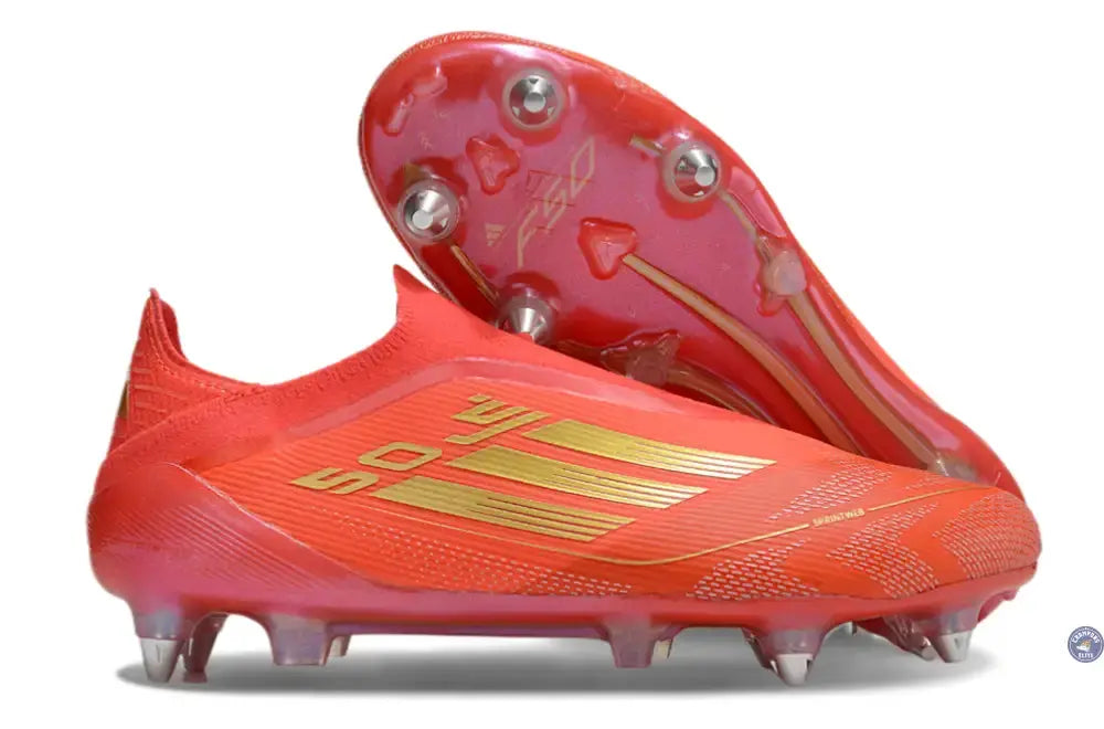 F50 Elite Laceless SG Two Horizons - Rouge/Doré/Rouge ÉDITION LIMITÉE