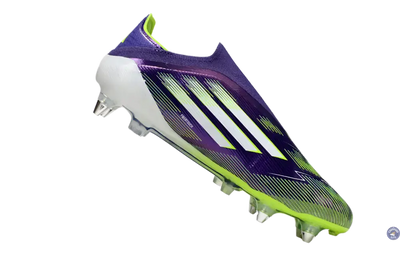 F50 Elite Laceless SG - Violet/Jaune Fluo/Blanc