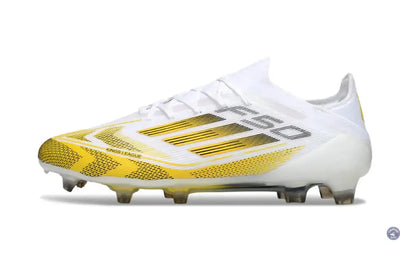 F50 Elite Lacets FG - Blanc/Jaune/Noir