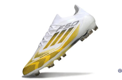 F50 Elite Lacets FG - Blanc/Jaune/Noir