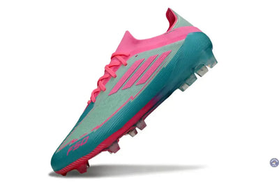 F50 Elite Lacets FG - Bleu Turquoise/Bleu/Rose