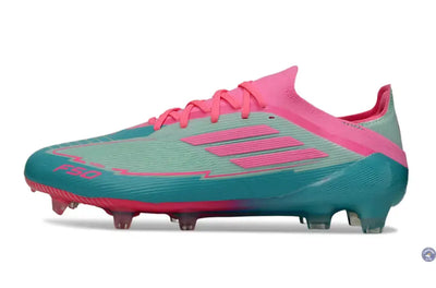 F50 Elite Lacets FG - Bleu Turquoise/Bleu/Rose