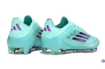 F50 Elite Lacets FG - Bleu Turquoise/Violet
