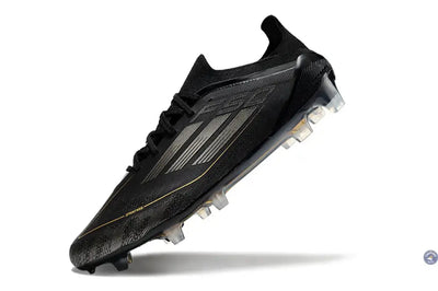 F50 Elite Lacets FG Dark Spark - Noir/Argenté/Doré