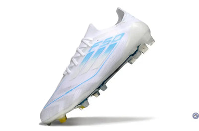F50 Elite Lacets FG Polar Victory - Blanc/Argenté/Bleu