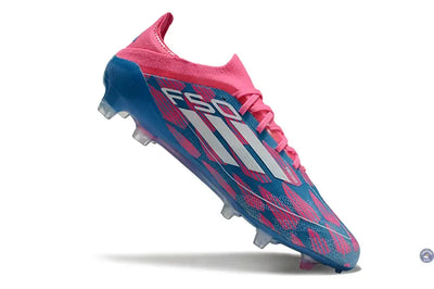 F50 Elite Lacets FG Reemergence - Bleu/Blanc/Rose