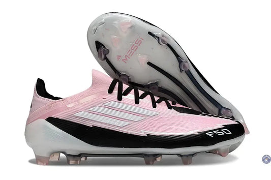 F50 Elite Lacets FG - Rose/Blanc/Noir