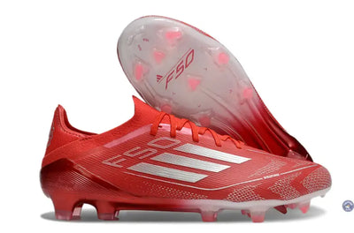 F50 Elite Lacets FG - Rouge/Blanc