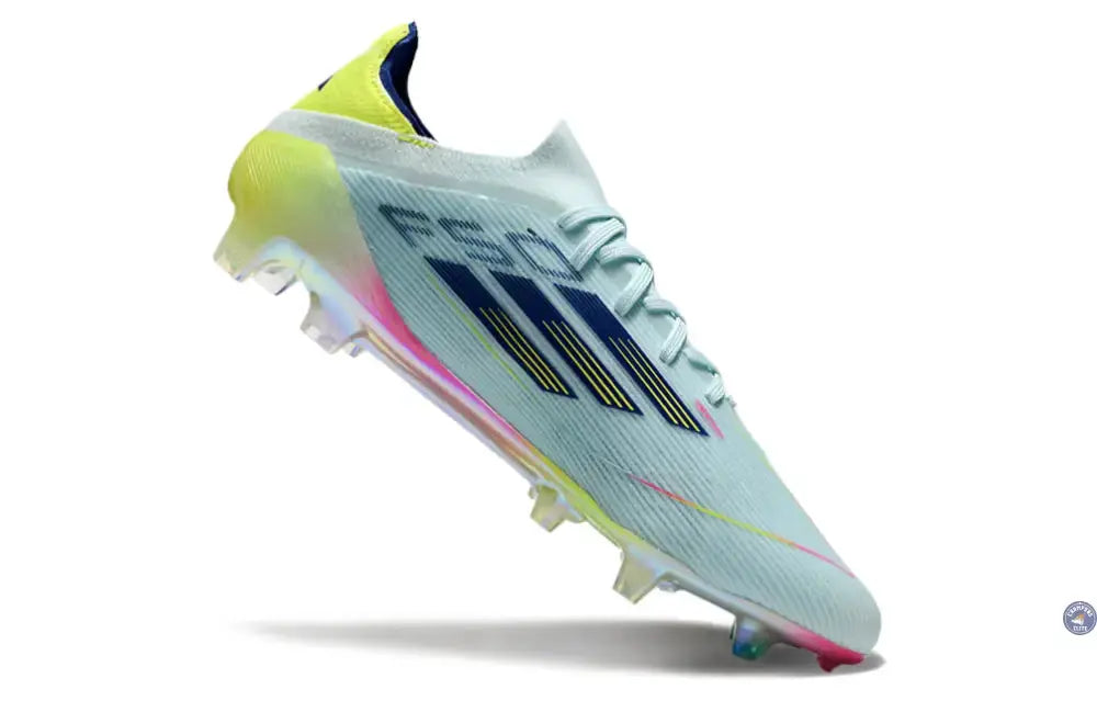 F50 Elite Lacets FG Stellar Icon - Almost Blue/Bleu/Jaune