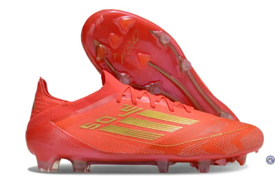 F50 Elite Lacets FG Two Horizons - Rouge/Doré/Rouge ÉDITION LIMITÉE